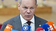 Bundeskanzler Olaf Scholz: „Unser Ziel ist nicht ein Regierungswechsel, ein ,regime change&lsquo; in Russland.“