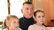 Viacheslav Matiash ist wegen seiner Kinder aus der Ukraine geflüchtet.
