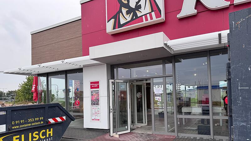 Forchheimer Kentucky Fried Chicken wegen Umbau geschlossen.
