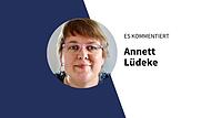 Annett Lüdeke kommentiert. Annett Lüdeke kommentiert.
