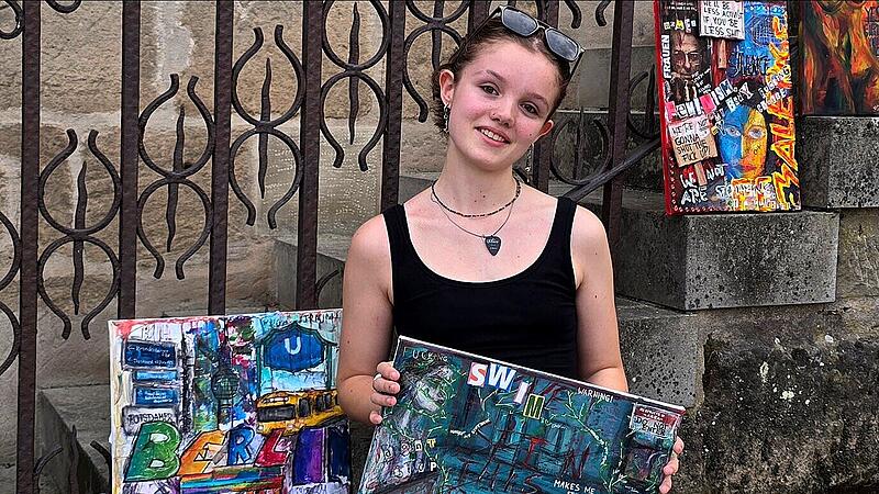 Klara Först stellt im Stadtturm aus. Klara Först stellt im Stadtturm aus.