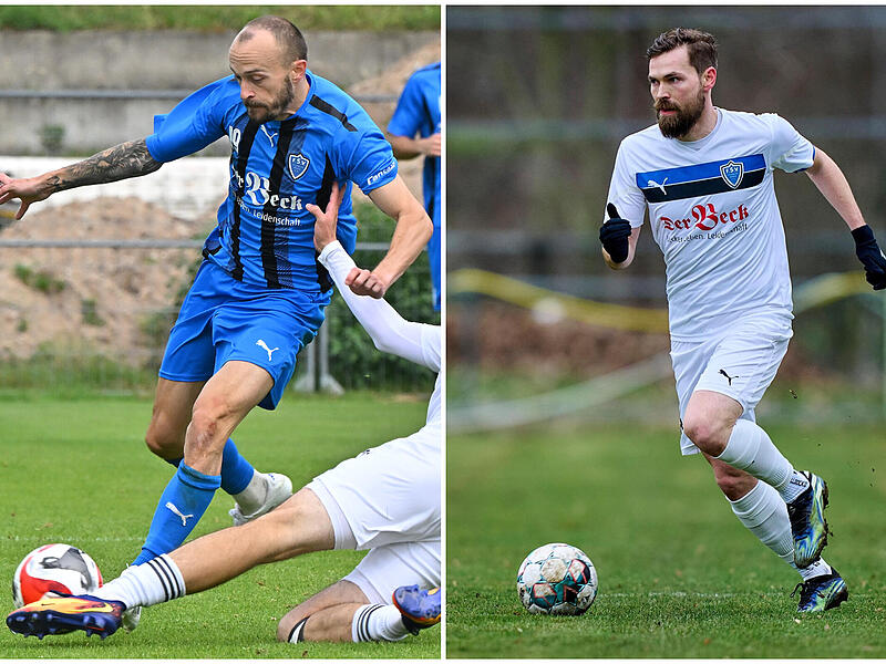 Am Saisonende ist Schluss: Das Trainer-Duo Philip Messingschlager (rechts) und Alexander Piller (links) wird den FSV Erlangen-Bruck verlassen.