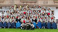 Die Bundesmusikkapelle Strass in der traditionellen Zillertaler Tracht.