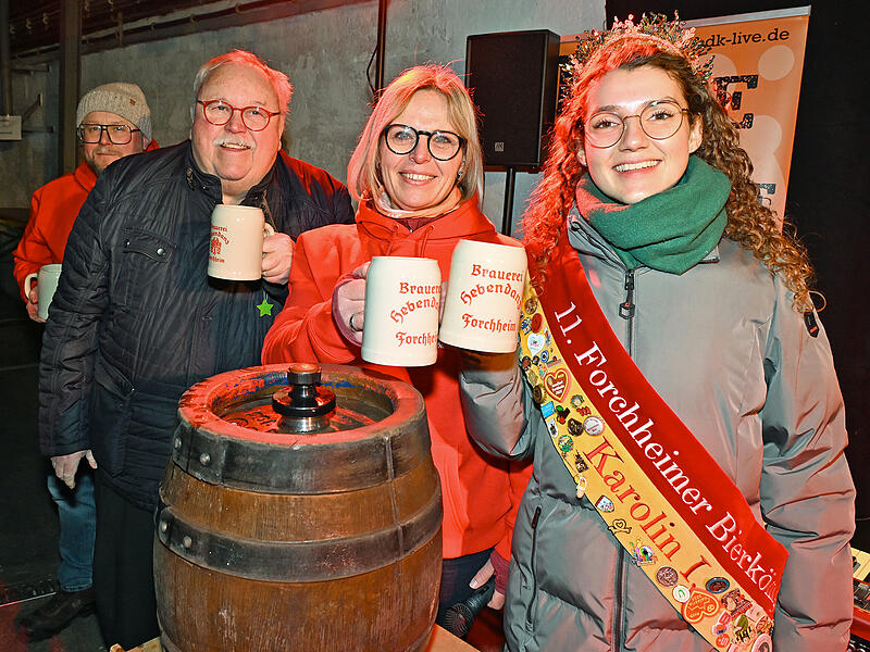 Die Forchheimer Traditionsbrauerei Hebendanz feierte ihr erste Bockbierfest.