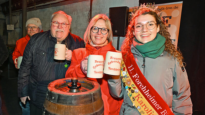 Die Forchheimer Traditionsbrauerei Hebendanz feierte ihr erste Bockbierfest.
