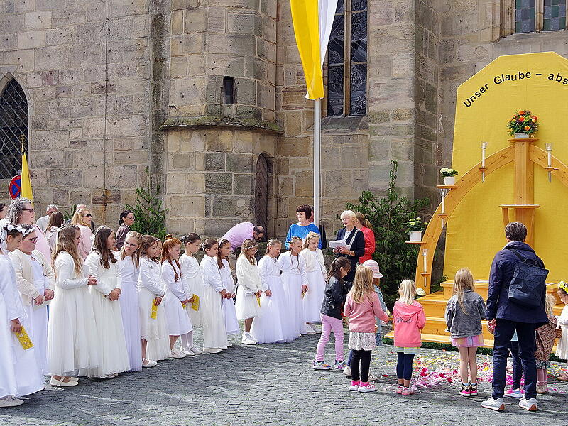 Fronleichnam in Kronach 2026Kronach setzt ein Zeichen des christlichen Glaubens
