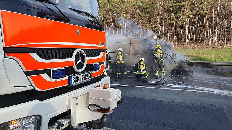 Die Feuerwehren aus Bad Brückenau und Schondra waren im Einsatz.