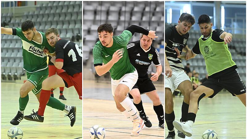 Die drei Bezirksligisten SV Friesen (links), TSV Neukenroth (Mitte) und SC Sylvia Ebersdorf sind bei der Hallenkreismeisterschaft-Zwischenrunde in Altenkunstadt favorisiert.