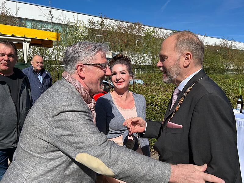 Verabschiedung von B&uuml;rgermeister Bernd Reisenweber in Ebersdorf bei Coburg