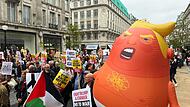 US-Präsident Trump besucht Großbritannien