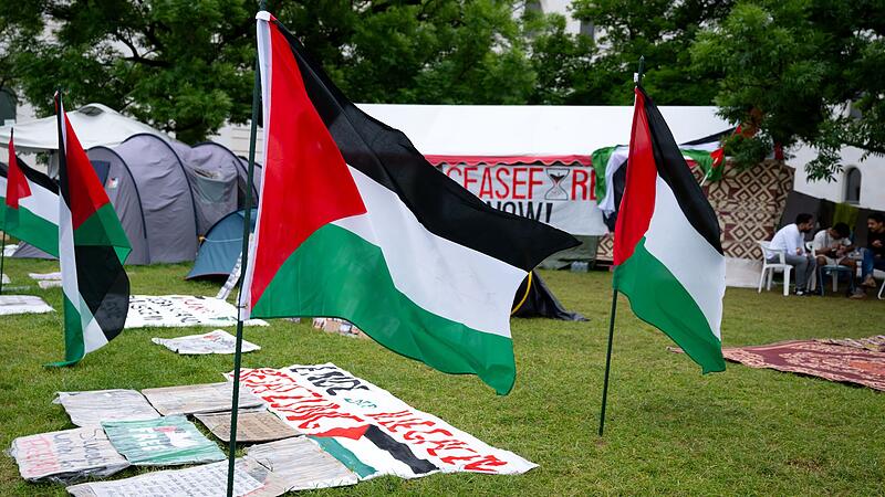 Pro-Palästina-Protestcamp - München Pro-Palästina-Protestcamp - München