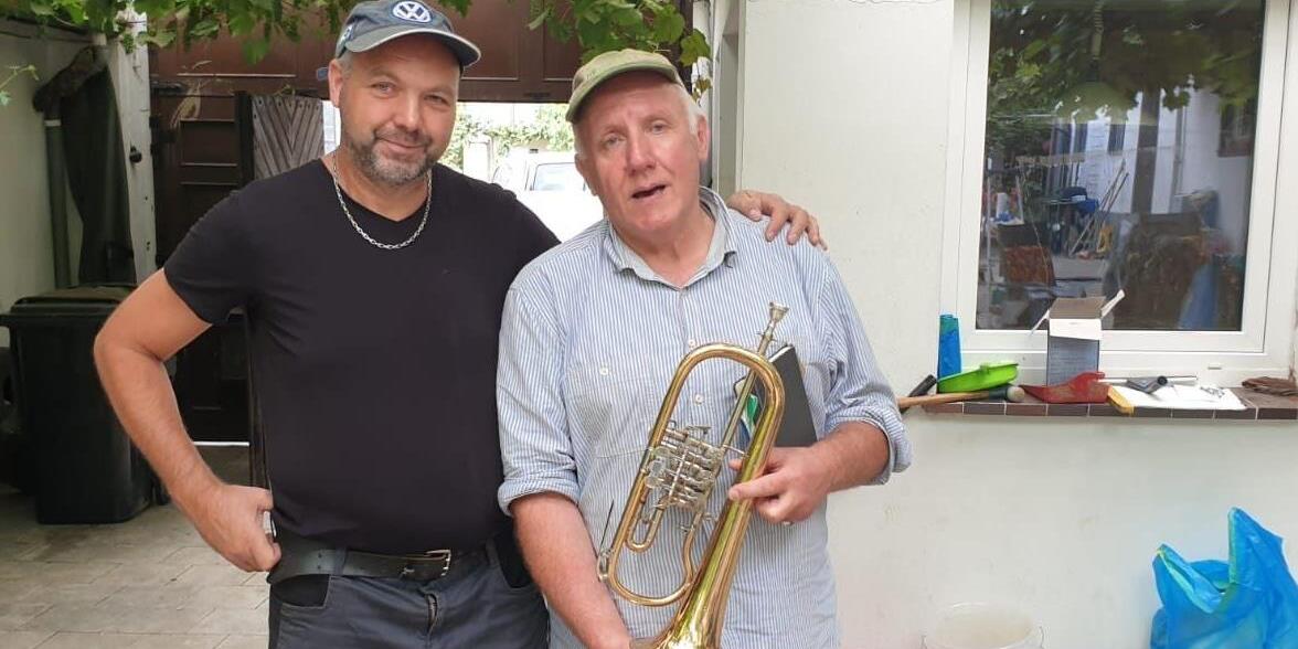 Hochwasserkatastrophe im Ahrtal Der Trompeter Franz Josef Graf aus