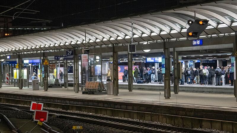 Bauarbeiten am Ulmer Hauptbahnhof