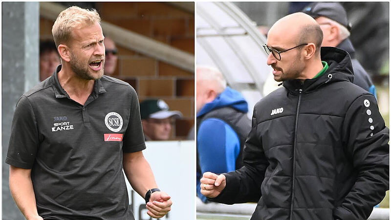 Nur einer kann den Kreispokal gewinnen: Jakob Engelmann mit dem SC Sylvia Ebersdorf (links) oder Frederic Martin mit dem SV Friesen