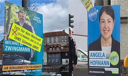 Stichwahl Kronach 2026 Zwingmann Hofmann