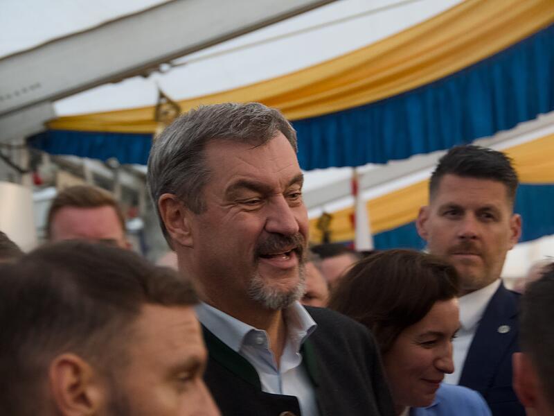 Feier 60 Jahre CSU Schondra mit Ministerpräsident Markus Söder