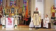 Stadtpfarrer Albert Müller zelebrierte den Fest-Gottesdienst.