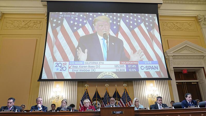 Ein Video mit dem ehemaligen US-Pr&auml;sidenten Donald Trump dient dem Untersuchungsausschuss des Repr&auml;sentantenhauses dazu, den Anschlag auf das US-Kapitol aufzukl&auml;ren.