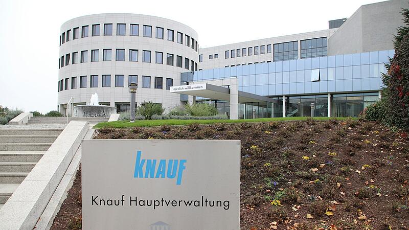 Die Zentrale von Knauf in Iphofen: Die Gewerbesteuerzahlungen des Baustoffkonzerns sichern der Stadt ein verl&auml;ssliches Auskommen, bergen aber manchmal auch &Uuml;berraschungen.&nbsp;