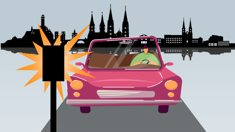 Blitzer in Bamberg: Jeder Achte fährt hier zu schnell. Blitzer in Bamberg: Jeder Achte fährt hier zu schnell.