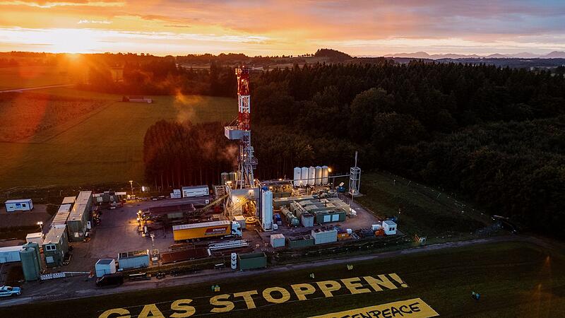Greenpeace-Protest gegen Erdgasbohrung