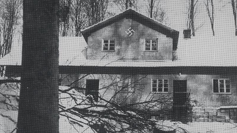 Das Haus, das nun dem Rh&ouml;nklub Oberbach geh&ouml;rt, diente zu Nazi-Zeiten als Kantine f&uuml;r die Arbeiter im Basaltsteinbruch.