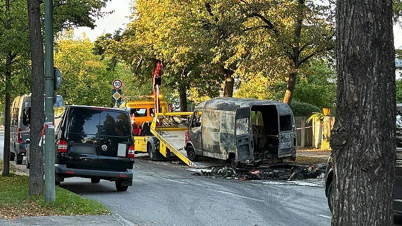 Brand in München - Großeinsatz von Polizei und Feuerwehr