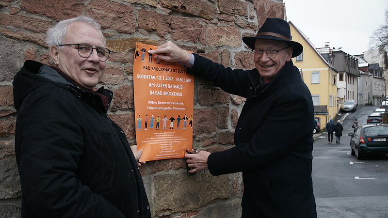 Bad Br&uuml;ckenau ist bunt: Demokratie-Demo ohne Fu&szlig;marsch