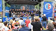 Die Vorfreude ist groß, das Interesse auch: Schon bei der Saisoneröffnungsfeier des HC Erlangen waren offensive Worte zu hören. Die Mittelfranken haben sich verstärkt, der neue Trainer Hartmut Hayerhoffer soll das Team weiterentwickeln.
