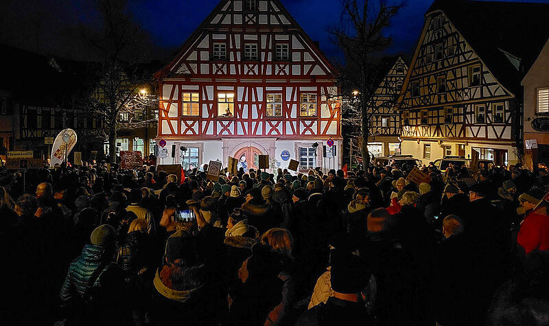 Demonstration gegen Rechts Herzogenaurach am 29. Januar 2024Demonstration gegen Rechts Herzogenaurach