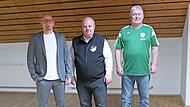 Der neu gew&auml;hlte Vorstand des SC Hertha Aisch (v.l.): Heiko Geyer (2. Vorstand), Andreas Gambel (1. Vorstand) und R&uuml;diger Galle (3. Vorstand).