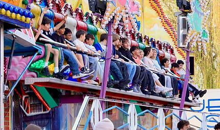 Noch bis Dienstag (21. April) l&auml;uft das Fr&uuml;hlingsfest in Hammelburg am Bleichrasen.