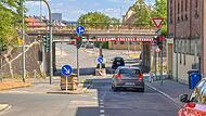 Nicht mehr up to date: die Unterführung an der Geisfelder Straße.