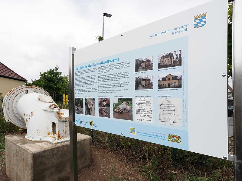 Coburg: Alte Wasserturbine ist jetzt eine Landmarke