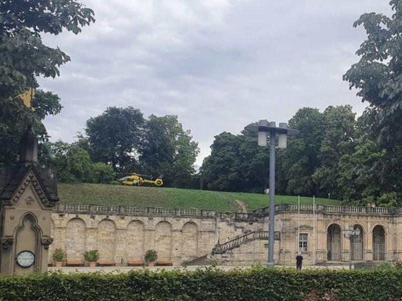 Rettungseinsatz Hofgarten