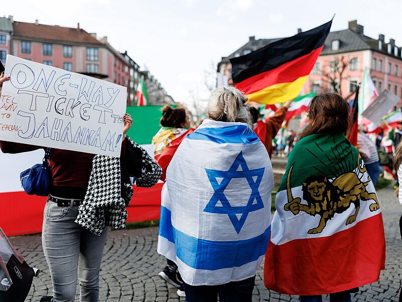 Angriff auf den Iran - Demonstration in M&uuml;nchen