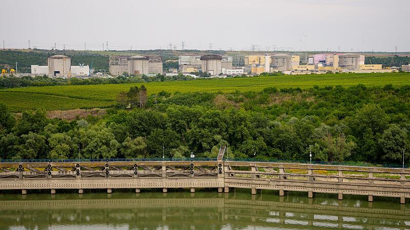 Niedrigwasser der Donau in Rum&auml;nien