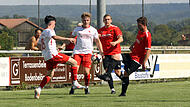 In der Kreisliga trafen der FC Strullendorf (rote Trikots) und der SC Reichmannsdorf im August aufeinander. Der FCS siegte mit 4:0. In der Kreisliga trafen der FC Strullendorf (rote Trikots) und der SC Reichmannsdorf im August aufeinander. Der FCS siegte mit 4:0.
