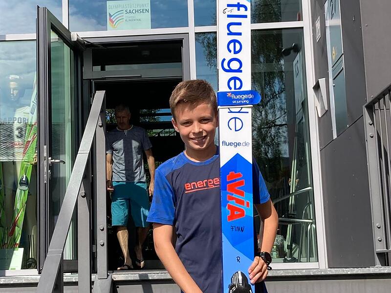 Der Kulmbacher Finn Weigel geh&ouml;rt  zu den gr&ouml;&szlig;ten deutschen Talenten im nordischen Wintersport.