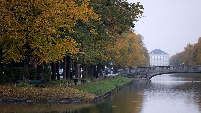 Herbstfarben am Nymphenburger Kanal
