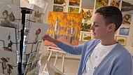 Die russische Künstlerin Evgeniia Mekhova hat in Forchheim ihr eigenes Atelier eröffnet.