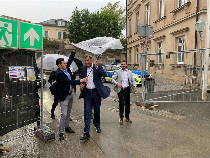 Markus S&ouml;der beim Samba-Festival in Coburg