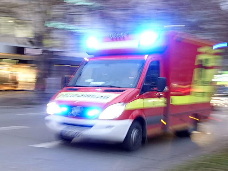 Rettungswagen im Einsatz