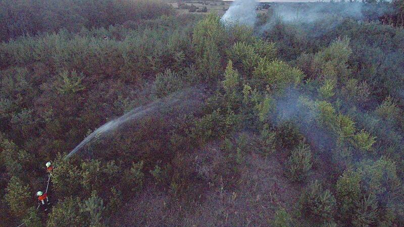 Die Waldbrandgefahr ist aktuell im Landkreis hoch. Damit es nicht zu Waldbränden kommt, finden vorbeugende Beobachtungsflüge statt. Die Waldbrandgefahr ist aktuell im Landkreis hoch. Damit es nicht zu Waldbränden kommt, finden vorbeugende Beobachtungsflüge statt.