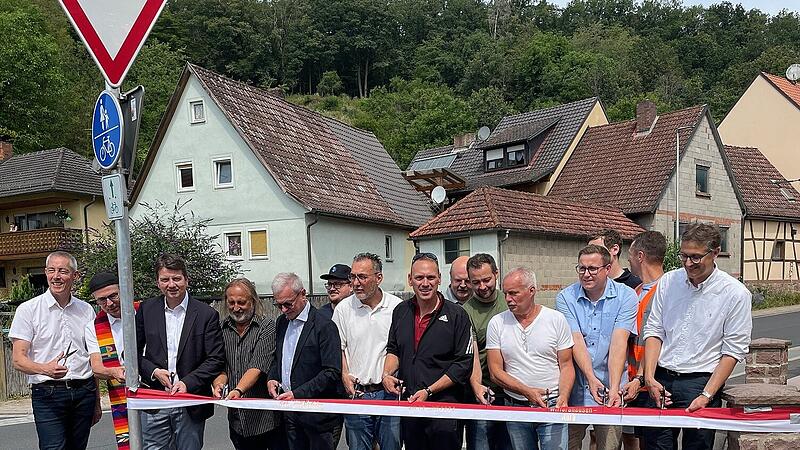 Der Geh- und Radweg Wittershausen - Aura ist fertig.