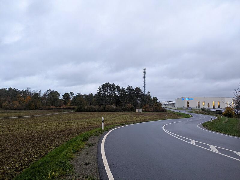 Oberhalb der Firma Nipro soll das Gewerbegebiet "Schindberg II" entstehen.
