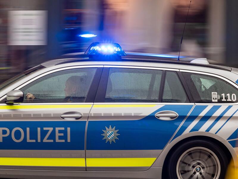 Polizeiwagen mit Blaulicht
