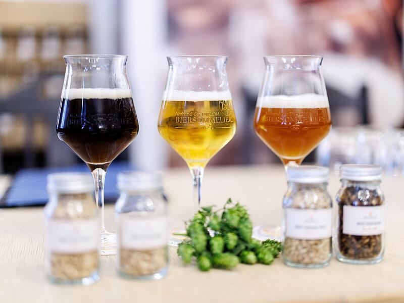 Pressekonferenz vor der Weltmeisterschaft der Bier-Sommeliers