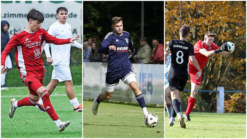 Neben dem schon verk&uuml;ndeten Florian Biemann (Mitte) verst&auml;rkt sich der FC Coburg mit Moritz &Ouml;tter (l.) aus der eigenen Jugend und Christian Schliebitz (r.) vom TSV Schammelsdorf.