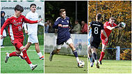 Neben dem schon verk&uuml;ndeten Florian Biemann (Mitte) verst&auml;rkt sich der FC Coburg mit Moritz &Ouml;tter (l.) aus der eigenen Jugend und Christian Schliebitz (r.) vom TSV Schammelsdorf.
